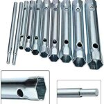 Lot de 10 cl�s tubulaires 6 � 22 mm, cl�s � tubes, cl�s � bougie pour visser la bougie, d�montage / montage ...