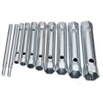 Lot de 10 cl�s tubulaires 6 � 22 mm, cl�s � tubes, cl�s � bougie pour visser la bougie, d�montage / montage ...