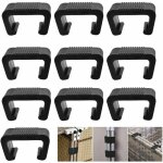 Lot de 10 clips de fixation extra solides en polyrotin pour meubles de jardin, module extrieur, canap, ...