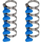 Lot de 10 colliers de serrage avec �crou papillon en acier inoxydable - collier de serrage avec bande ...
