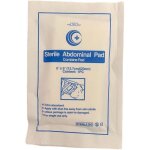 Lot de 10 compresses de gaze m�dicale non tiss�es, compresses abdominales h�mostatiques abd 12, 7 x 23 ...