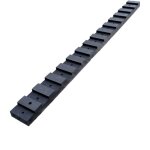 Lot de 10 cr�maill�res mdf hydrofuge peint noir, l. 60 cm x l. 4, 3 cm, ep. 19 mm