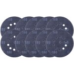 Lot de 10 disques abrasifs - diamtre 225 mm - grain 80 et 180 - compatibles avec les ponceuses ds200, ...