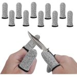 Lot de 10 doigtiers r�utilisables antid�rapants protection coupures cuisine jardin sculpture