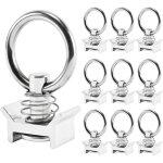 Lot de 10 ferrures de rechange avec anneau pour rail d'arrimage airline anneau de vol peut porter 1000kg ...