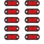 Lot de 10 feux de position led 12v - 24v pour camion et remorque feux lat�raux de signalisation feux ...