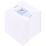 Lot de 10 filtre � manches pour sacs � poussi�re pour bosch type g / megafilt super tex bbz41fg 468383?vbbs600 ...