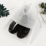 Lot de 10 grands sacs  chaussures de voyage, tanches  l'eau et  la poussire, avec fentre transparente, ...