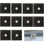 Lot de 10 ?illets de passepoil universels pour rail de fixation de toit 5 / 6 mm ? 7 / 8 mm, crochet ...