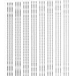 Lot de 10 lames de scie � chantourner avec dents en spirale pour m�tal, bois, plastique, sciage, coupe ...