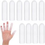 Lot de 10 manchons en silicone pour les doigts, prot�ge - doigts, protections pour les mains et les doigts, ...