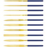 Zvd - lot de 10 mini limes  modeler diamantes 140 mm - idales pour mtal, plastique, verre, bois, ...
