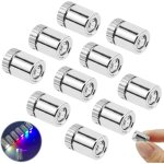 Lot de 10 mini lumi�res led avec batterie, petite lampe led a pile accessoires pour maison de poup�e ...