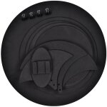 Lot de 10 pads de batterie silencieux pour l'entra�nement, grosse caisse, son d�sactiv�, noirs