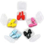 Lot de 10 paires de bouchons d'oreille pour le sommeil - en silicone souple - confortables et r�utilisables ...