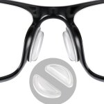 Lot de 10 paires de coussinets de nez adh�sifs en silicone souple pour lunettes - antid�rapants - pour ...