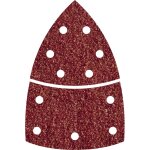 Lot de 10 patins abrasifs auto - agrippants, 2 pi�ces, pour bois et m�tal - taille 95 mm - grain 120 ...