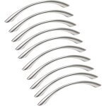 Lot de 10 poign�e meuble poign�e de meuble cuisine inox - poign�e de porte poign�e cuisine nickel bross� ...