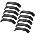 Lot de 10 poign�es de meuble cuisine noires poign�es de placard porte cuisine meuble placard entraxe ...
