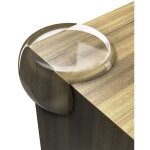 Lot de 10 prot�ge - coins transparents anti - collision pour table � th�, protection en silicone pour ...