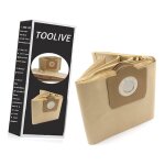 Lot de 10 sacs aspirateur pour karcher 6. 959 - 130. 0 wd3 wd3p mv3 sacs filtrants en papier de rechange ...