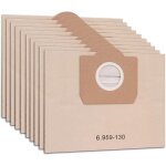 Lot de 10 sacs aspirateur pour karcher sacs en papier filtre pour karcher wd3 mv3 wd3p a2201 / 2204 / ...