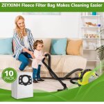 Lot de 10 sacs de filtre sacs d'aspirateur pour k�rcher 2. 863 - 006. 0 kfi 487 sacs aspirateur pour ...