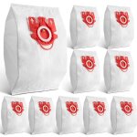 Lot de 10 sacs fjm pour aspirateur miele ? filtration 99, 97 % des particules ? facile � installer ? ...