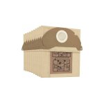 Lot de 10 sacs en papier pour aspirateurs eau et poussi�re karcher