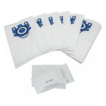 Lot de 10 sacs de rechange pour aspirateurs miele hyclean 3d efficiency gn classic c1 complete c2 c3 ...