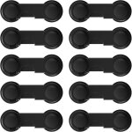 [lot de 10] s�curit� enfant portes de placard, pratique s�curit� tiroir b�b� serrures de s�curit� adh�sif ...