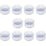 Lot de 10 ventouses double face en caoutchouc de silicone pour dessus de table - compatible avec plateau ...
