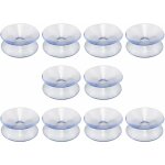 Lot de 10 ventouses double face en caoutchouc de silicone pour dessus de table - ventouse transparente ...