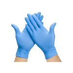 Lot de 100 gants jetables en nitrile sans latex sans poudre pour mécanicien automobile nettoyage ou tatouage, ... Lot de 100 gants jetables en nitrile sans latex sans poudre pour mécanicien automobile nettoyage ou tatouage, ...