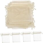 Lot de 100 en maille pour fils, pochettes,  cordon,  drages,  bijoux, mini,  bijoux,  bonbons  ...