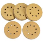 Lot de 100 meules avec manilles 60 80 120 150 220 grain 8 trous pour ponceuses orbitales al�atoires
