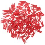 Lot de 100 mini pinces � linge en bois naturel, pinces � linge pour photos et loisirs cr�atifs