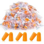 Lot de 100 paires de bouchons d'oreille en mousse ultra souple pour la suppression du bruit et le ronflement ...