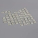 Lot de 100 pastilles silicone, pi�ces de fixation anneaux de retenue de joint transparentes pour protection ...
