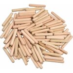 Lot de 100 rainur�es en bois chevilles en bois effil�e chevilles serg� extr�mit� goujons en bouleau cheville ...