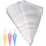 Lot de 100 sacs � douille jetables pour d�coration de patisseries ou gateaux 31 x 20 cm