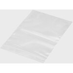 Lot de 100 sachets � fermeture pression zip : 160 x 220 mm