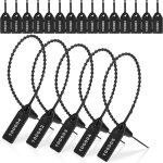Lot de 1000 �tiquettes de s�curit� plastique pour extincteurs scell�s num�rot�es noires