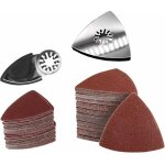 Lot de 102 outils oscillants en papier de verre, lames de scie oscillante, kit de ponage pratique, outil ...