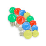 Lot de 12 ampoules led b22 eq 20w panach guirlande guinguette extrieur