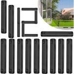 Kcvv ? lot de 12 clips magn�tiques pour moustiquaires auto - adh�sifs ? installation sans per�age ? plastique ...