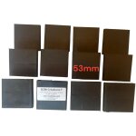 Lot de 12 embouts centraux pour lattes 53mm, non traversant, pour bz, lit scm crations