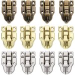 Lot de 12 fermoir boite vintage loquet verrous de valise fermoirs avec vis pour bo�te � bijoux coffrets ...