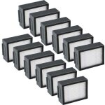 Lot de 12 filtres de rechange compatibles avec les aspirateurs robots irobot roomba s�ries e, i et j ...