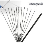 Lot de 12 lames de scie � chantourner ? acier au carbone ? dents spirales pour bois et plastique ? coupe ...